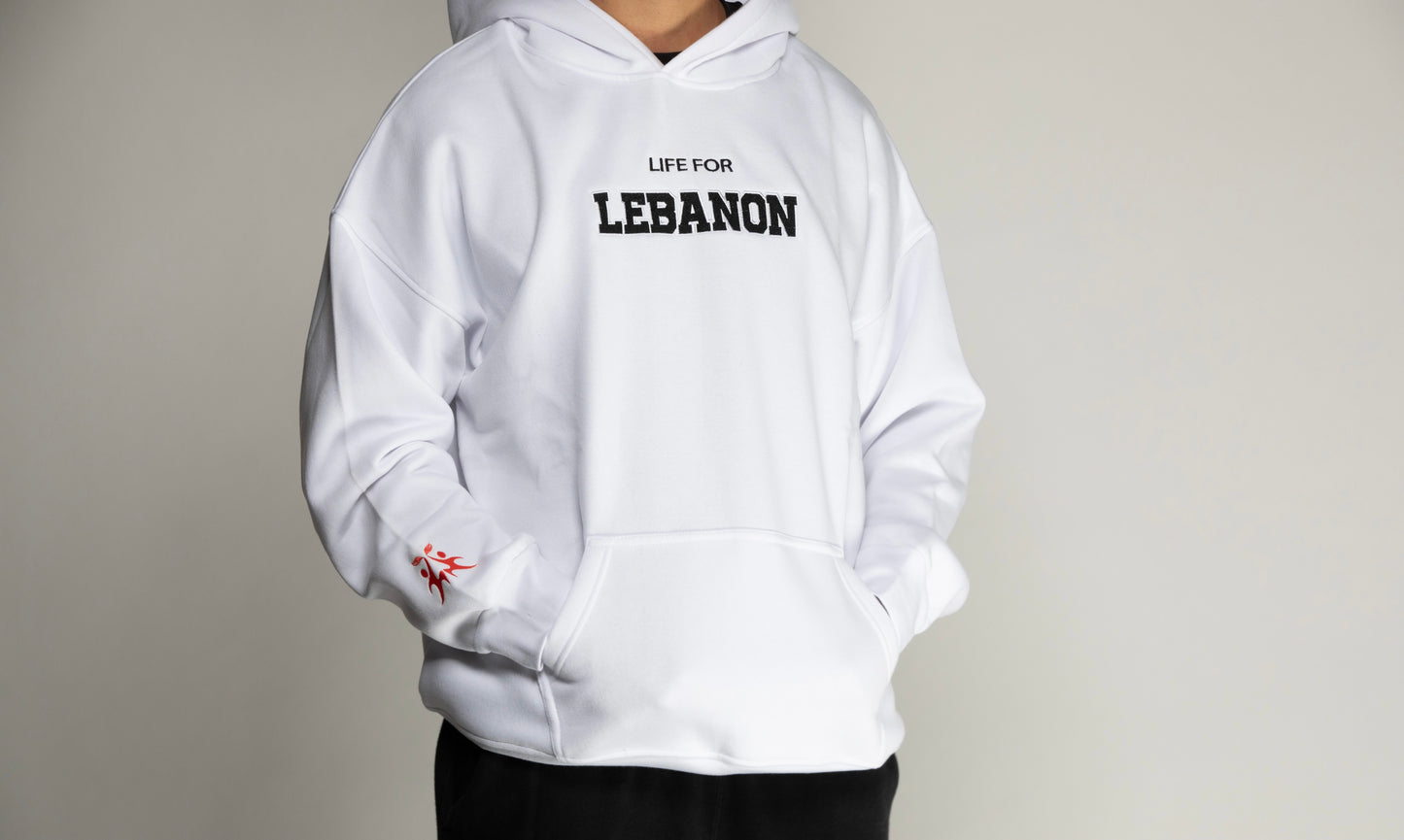 Life for Lebanon Hoodie 'White'